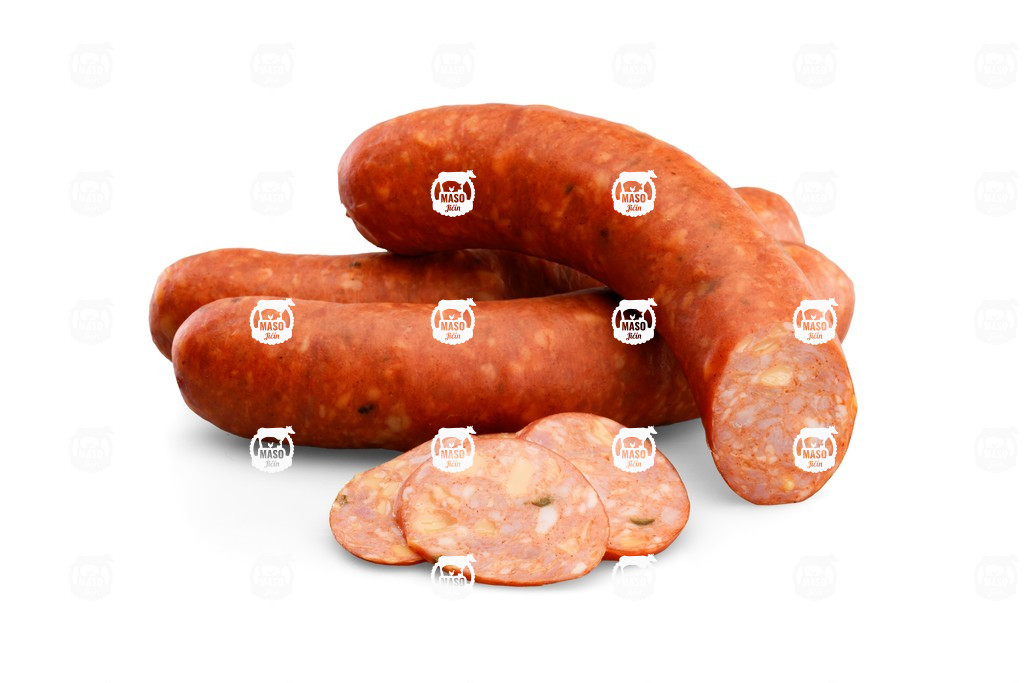 Grilovací klobása Jalapeňo s Cheddarem bal.